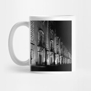 Catania, University Building at Night. Sicily, Italy Mug